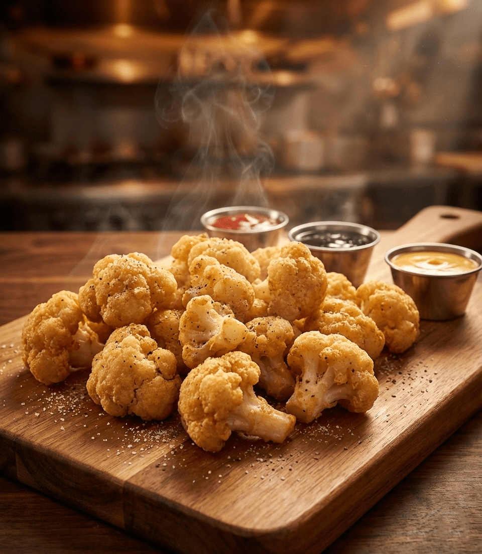 Crispy Flower Bites - 100% plant-based and made from scratch at St.Veg