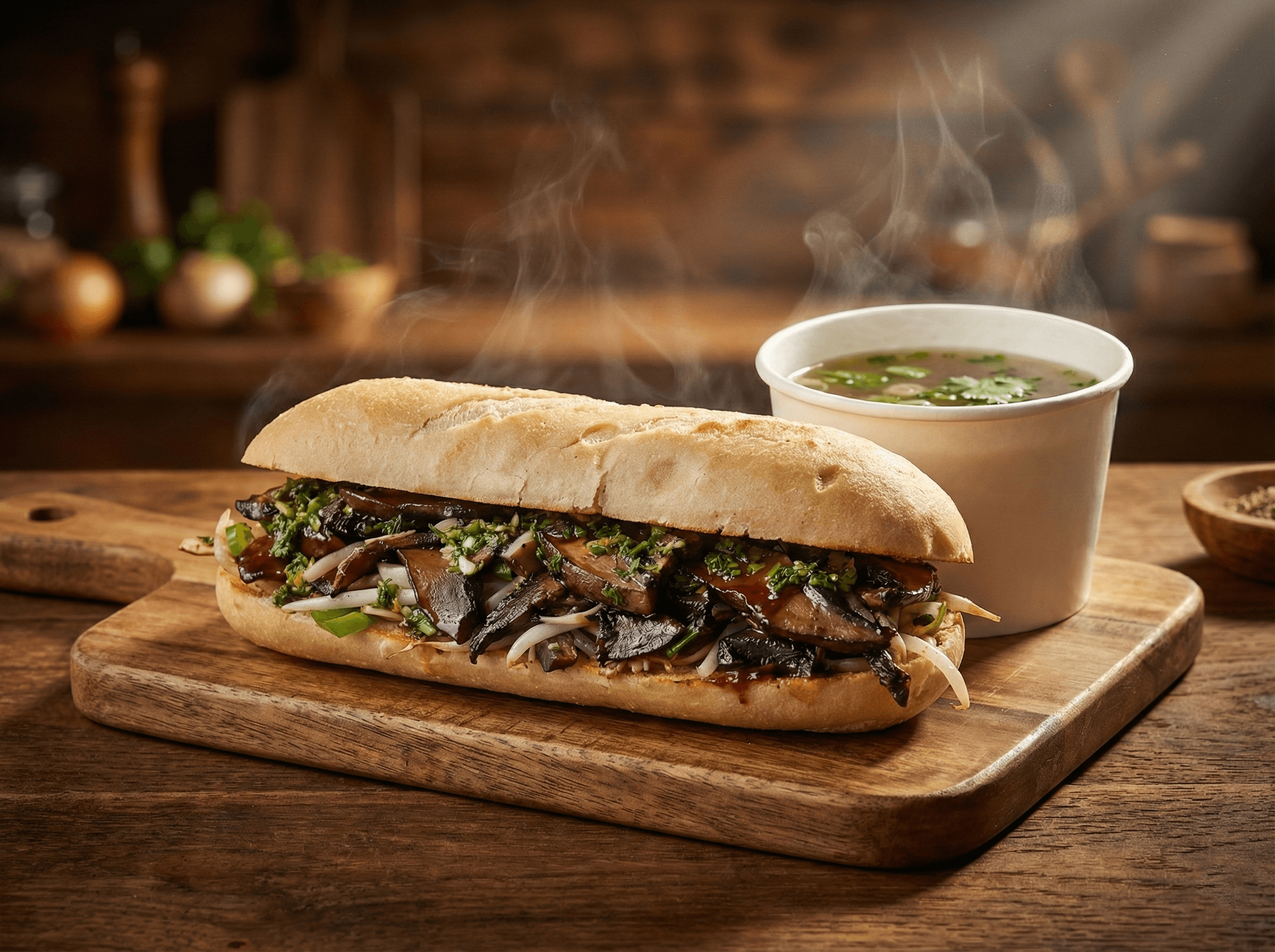 Flavor Bomb Pho Dip - 100% plant-based and made from scratch at St.Veg